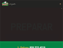 Tablet Screenshot of michelspizzas.com